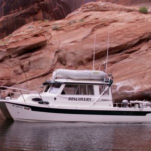 Discovery Leaving Fortymile Canyon 9-22-08