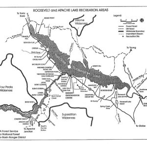 Roosevelt Lake Map 1