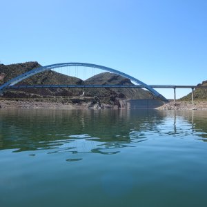Rosevelt Lake Bridge and Dam