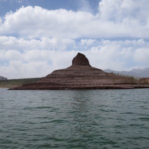 Roosevelt Lake the Hay Stack