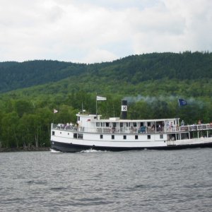 The Katahdin has been steaming on Moosehead since the 1930s.