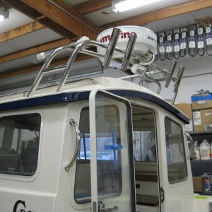 Radar and arch installed
