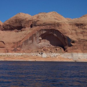 I believe this photo or the next one is Alice J. Arch just below Annies Canyon in the main channel 9-23