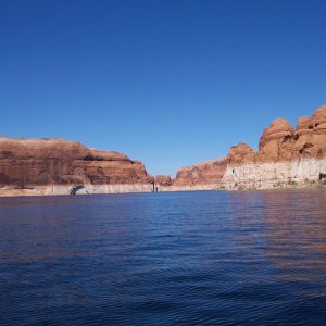 Looking up the Escalante River Arm 9-24