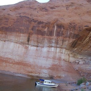 C-Swell on the beach in Reflection Canyon 9-24