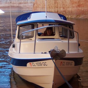 C-Swell on the beach in Reflection Canyon 9-24