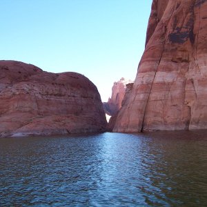 Inside Anasazi Canyon with a view of Navajo Point 9-25