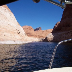 Inside Twilight Canyon looking at Fifty Mile Point 9-25