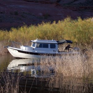 Jody and his C-Dory from Arizona at Oak Canyon 9-25
