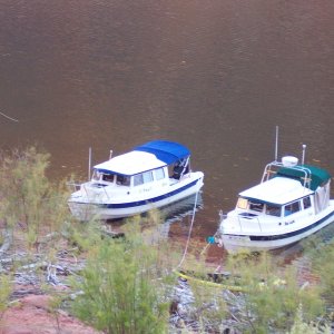 More photos of boats on the beach at Explorer Canyon 9-26