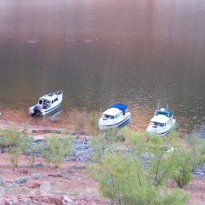 More photos of boats on the beach at Explorer Canyon 9-26