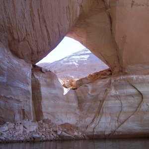 La Gorce Arch in Davis Canyon on the Escalante River Arm 9-27