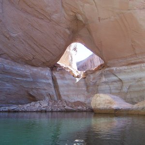 La Gorce Arch in Davis Canyon on the Escalante River Arm 9-27