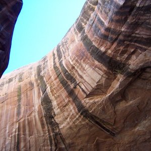 Looking up in Cathedral in the Desert 9-27