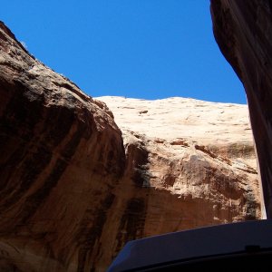 Looking up in Cathedral in the Desert 9-27