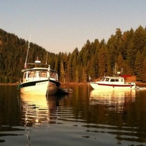 Laurna Jo and Daydream on Rimrock Lake 9-9-11