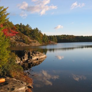 Beginning a days paddle, Massasauga Provincial Park