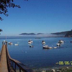 Media 'Our moorage at Biz Pt on Fidalgo Island' in album 'Dock on Burrows Bay, Anacortes, WA'
