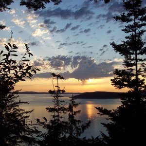 Media 'Sunset over Burrows Bay, Anacortes' in album 'Dock on Burrows Bay, Anacortes, WA'