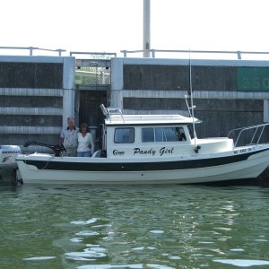 "Pandy Girl's" return Lockage:  Cordell Hull Lock & Dam