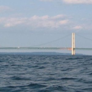 Mackinac Bridge, Midwest's answer to the Golden Gate