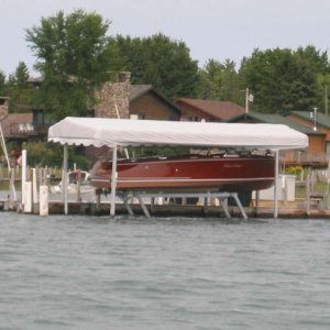 Media 'Lots of beautiful wood boats in the Les Cheneaux Islands' in album 'Tall ship Boseway out of Belfast Ireland sailing in the Straits of Mackinac'
