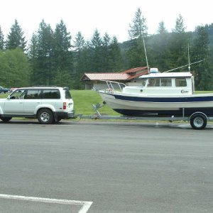 Media 'Yoda is gone, it's been replaced by a diesel Jetta, better milage but doesn't pull the boat as well' in album 'Columbia river'