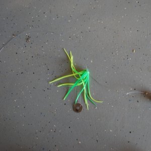 I\'d recomend using a large circle hook instead of a washer