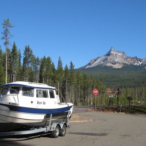 Mt Theissen, near Diamond Lake 5500 ft elevation rest stop