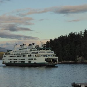 Ferry arriving Sunday afternoon