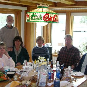 (CTYankee) The crew at lunch at "Tuffy's"