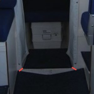 Photo used to ask if this is the location of cracks on a different C-Dory that a potential buyer is asking about.