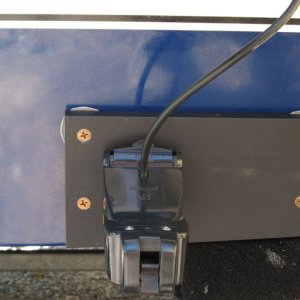 Transducer block before wire secured