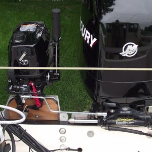 Media '' in album 'Aft view of Kicker & Mini Jacker clamped in place.'
