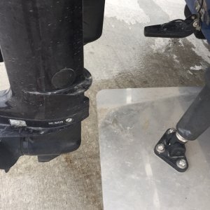 Uploaded to show clearance between kicker and trim tab