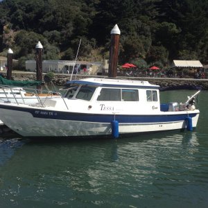 Tessa at Angel Island