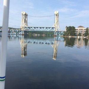Aug 2018 "Little Mac" lift bridge Houghton