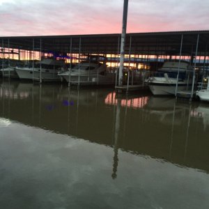 Sept 2018 Alton Marina sunset