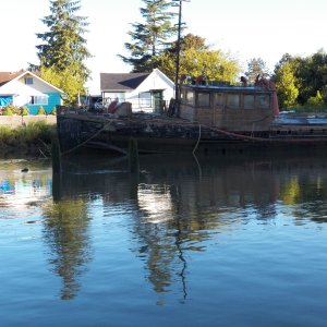 Media 'A few fixer up boats.' in album 'The 28th street boat launch in Hoquiam.  It is new.  It wasn't here when I had my paper route on 28th street.'