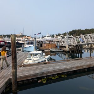 Media 'Me: "Hey, where can I dock this thing?" 
Harbormaster: (looks at BEHEMOTH)
Harbormaster: "... with the dinghies!"' in album 'Langley (WA) - pizza and ice cream run'