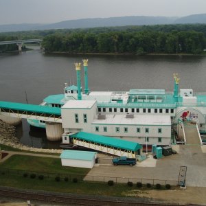 Floating casino at Marquette,IA