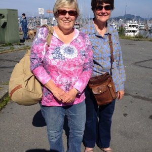 Ready for the long walk to the Sitka, July 4 parade.
