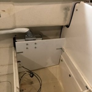 Tank installed under seat
