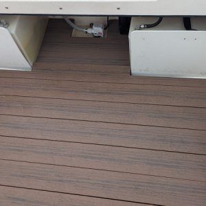 Media 'Cockpit deck floor - aft side.' in album 'Boat Name Decal'