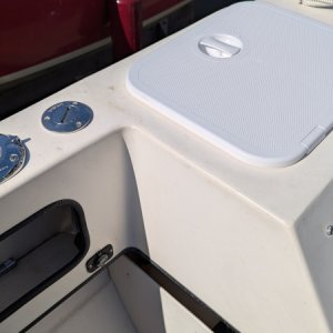 Media 'Imtra Replacement Hatch, Burnewiin Mount, and Scotty Plug' in album 'Boat Name Decal'