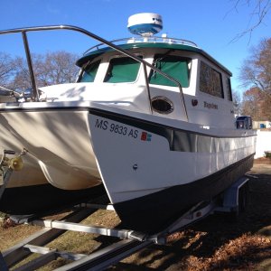 Port side Nov 2013, ready for shrink wrap.