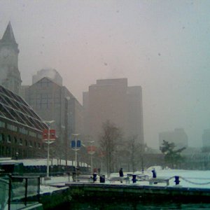 Long Wharf Boston - winter