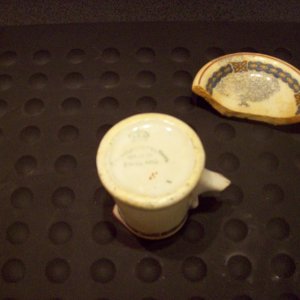 Grindley Hotelware, Circa 1920, Recovered during a cold water dive (33 degree F water temp) off Marblehead.