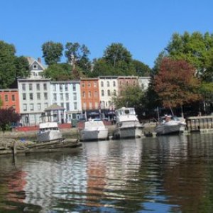 Kingston waterfront, Kingston was formerly the capital of New York