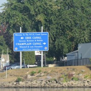 Waterford three choices turn around go south, Erie canal to the west or the Champlain Canal north. Waterford's town dock has free dockage and allows over night dockage